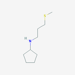 N-[3-(Methylsulfanyl)propyl]cyclopentanamine