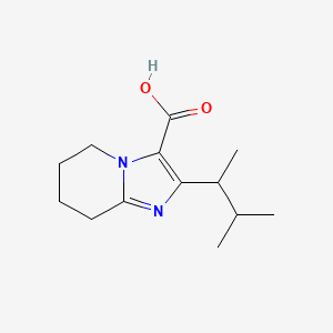 2-(3-Methylbutan-2-yl)-5H,6H,7H,8H-imidazo[1,2-a]pyridine-3-carboxylic acid