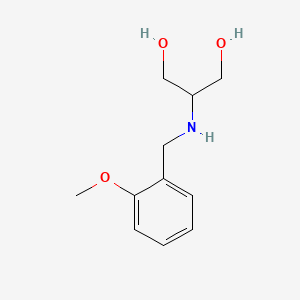 2-{[(2-Methoxyphenyl)methyl]amino}propane-1,3-diol