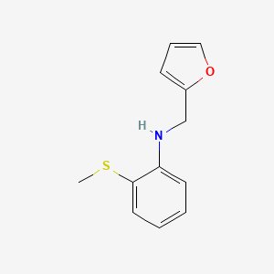 n-(Furan-2-ylmethyl)-2-(methylthio)aniline