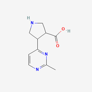 4-(2-Methylpyrimidin-4-yl)pyrrolidine-3-carboxylic acid