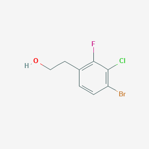 2-(4-Bromo-3-chloro-2-fluorophenyl)ethan-1-ol