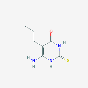 6-Amino-5-propyl-2-sulfanylpyrimidin-4-OL