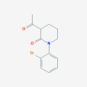 3-Acetyl-1-(2-bromophenyl)piperidin-2-one