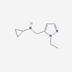 N-[(1-Ethyl-1H-pyrazol-5-yl)methyl]cyclopropanamine