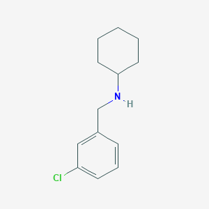 N-[(3-chlorophenyl)methyl]cyclohexanamine