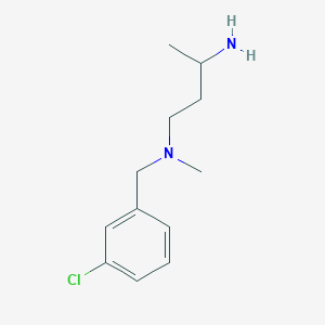 (3-Aminobutyl)[(3-chlorophenyl)methyl]methylamine