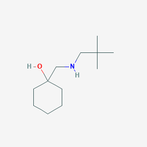 1-{[(2,2-Dimethylpropyl)amino]methyl}cyclohexan-1-ol