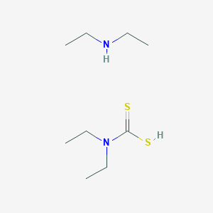 molecular formula C₉H₂₂N₂S₂ B132619 二乙铵二乙基二硫代氨基甲酸酯 CAS No. 1518-58-7