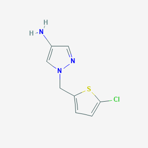 1-[(5-Chlorothiophen-2-YL)methyl]-1H-pyrazol-4-amine