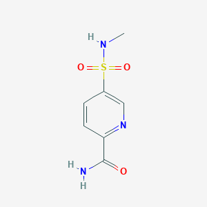 5-(Methylsulfamoyl)pyridine-2-carboxamide