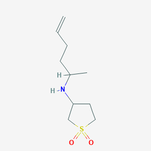 3-[(Hex-5-en-2-yl)amino]-1lambda6-thiolane-1,1-dione