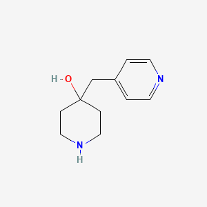 molecular formula C11H16N2O B13262064 4-(Pyridin-4-ylmethyl)piperidin-4-ol 