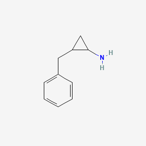 molecular formula C10H13N B13262132 2-Benzylcyclopropan-1-amine CAS No. 90874-43-4