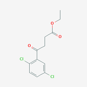 B1326214 Ethyl 4-(2,5-dichlorophenyl)-4-oxobutyrate CAS No. 898778-08-0