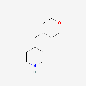 4-[(Oxan-4-yl)methyl]piperidine