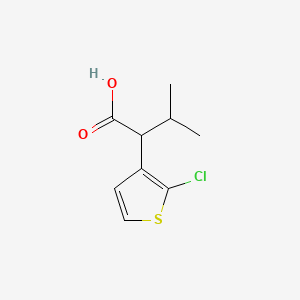 2-(2-Chlorothiophen-3-yl)-3-methylbutanoic acid