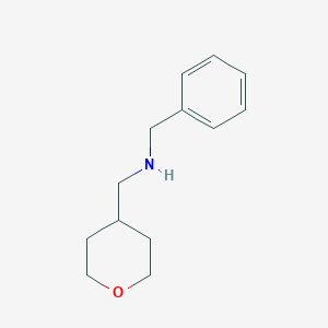 B1326248 Benzyl(oxan-4-ylmethyl)amine CAS No. 887978-20-3