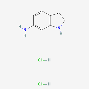 molecular formula C8H12Cl2N2 B1326279 6-氨基吲哚二盐酸盐 CAS No. 28228-73-1