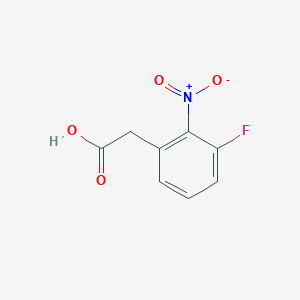 molecular formula C8H6FNO4 B1326305 2-(3-氟-2-硝基苯基)乙酸 CAS No. 872141-25-8