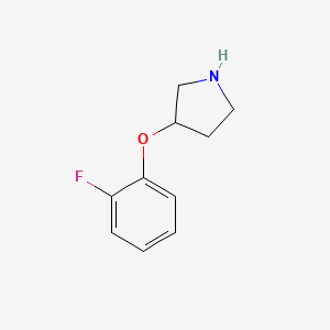 B1326341 3-(2-Fluorophenoxy)pyrrolidine CAS No. 946681-67-0