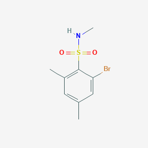 2-Bromo-N,4,6-trimethylbenzene-1-sulfonamide