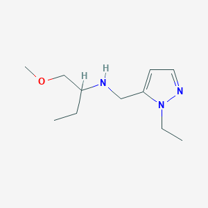 [(1-Ethyl-1H-pyrazol-5-yl)methyl](1-methoxybutan-2-yl)amine