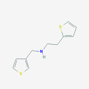 [2-(Thiophen-2-YL)ethyl](thiophen-3-ylmethyl)amine