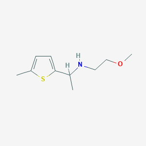 (2-Methoxyethyl)[1-(5-methylthiophen-2-YL)ethyl]amine