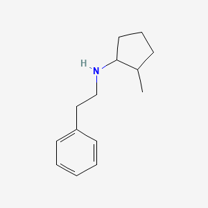 2-methyl-N-(2-phenylethyl)cyclopentan-1-amine