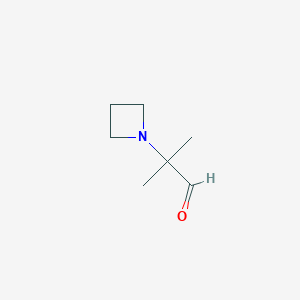 2-(Azetidin-1-yl)-2-methylpropanal