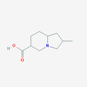 2-Methyl-octahydroindolizine-6-carboxylic acid