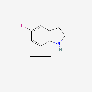 7-tert-Butyl-5-fluoro-2,3-dihydro-1H-indole