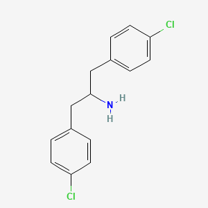 1,3-Bis(4-chlorophenyl)propan-2-amine