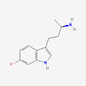 (2R)-4-(6-Fluoro-1H-indol-3-yl)butan-2-amine