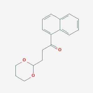 3-(1,3-Dioxan-2-YL)-1'-propionaphthone