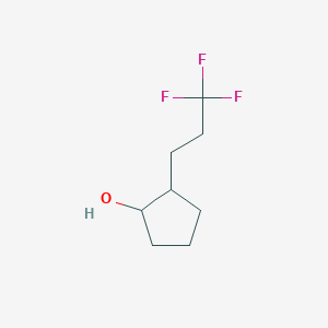 2-(3,3,3-Trifluoropropyl)cyclopentan-1-OL