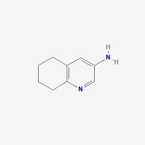 molecular formula C9H12N2 B132636 5,6,7,8-四氢喹啉-3-胺 CAS No. 151224-99-6
