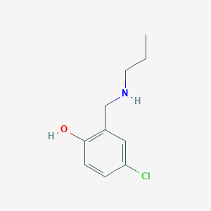 4-Chloro-2-[(propylamino)methyl]phenol