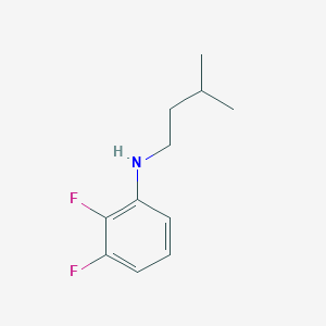 2,3-difluoro-N-(3-methylbutyl)aniline