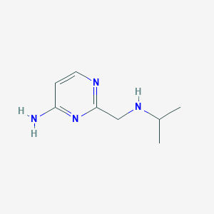 2-((Isopropylamino)methyl)pyrimidin-4-amine