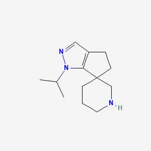 1-(Propan-2-yl)-4,5-dihydro-1H-spiro[cyclopenta[c]pyrazole-6,3'-piperidine]