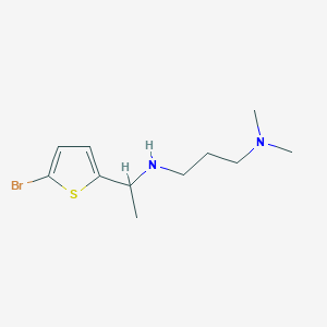 [1-(5-Bromothiophen-2-yl)ethyl][3-(dimethylamino)propyl]amine