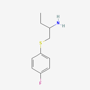 1-[(2-Aminobutyl)sulfanyl]-4-fluorobenzene