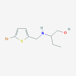 2-{[(5-Bromothiophen-2-yl)methyl]amino}butan-1-ol