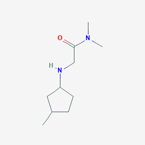 N,N-dimethyl-2-[(3-methylcyclopentyl)amino]acetamide