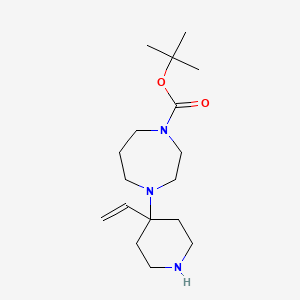 tert-Butyl 4-(4-ethenylpiperidin-4-yl)-1,4-diazepane-1-carboxylate