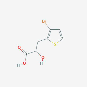 3-(3-Bromothiophen-2-yl)-2-hydroxypropanoic acid