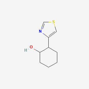 2-(1,3-Thiazol-4-yl)cyclohexan-1-ol