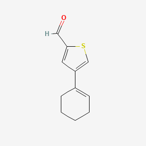 2-Thiophenecarboxaldehyde, 4-(1-cyclohexen-1-yl)-